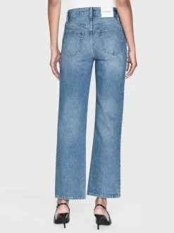 Women FRAME Atelier Le Jane Crop in Daylight Pearl