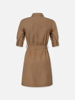 Women FRAME Belted Trench Dress in