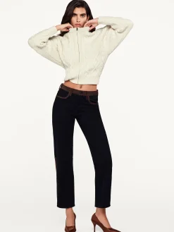 Women FRAME Cable Cardi in