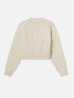 Women FRAME Cable Cardi in