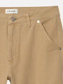 FRAME Canvas Workwear Pant in Dusty Khaki