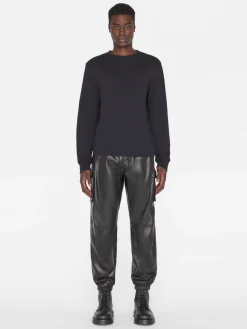 FRAME Cargo Leather Pant in
