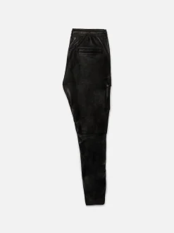 FRAME Cargo Leather Pant in