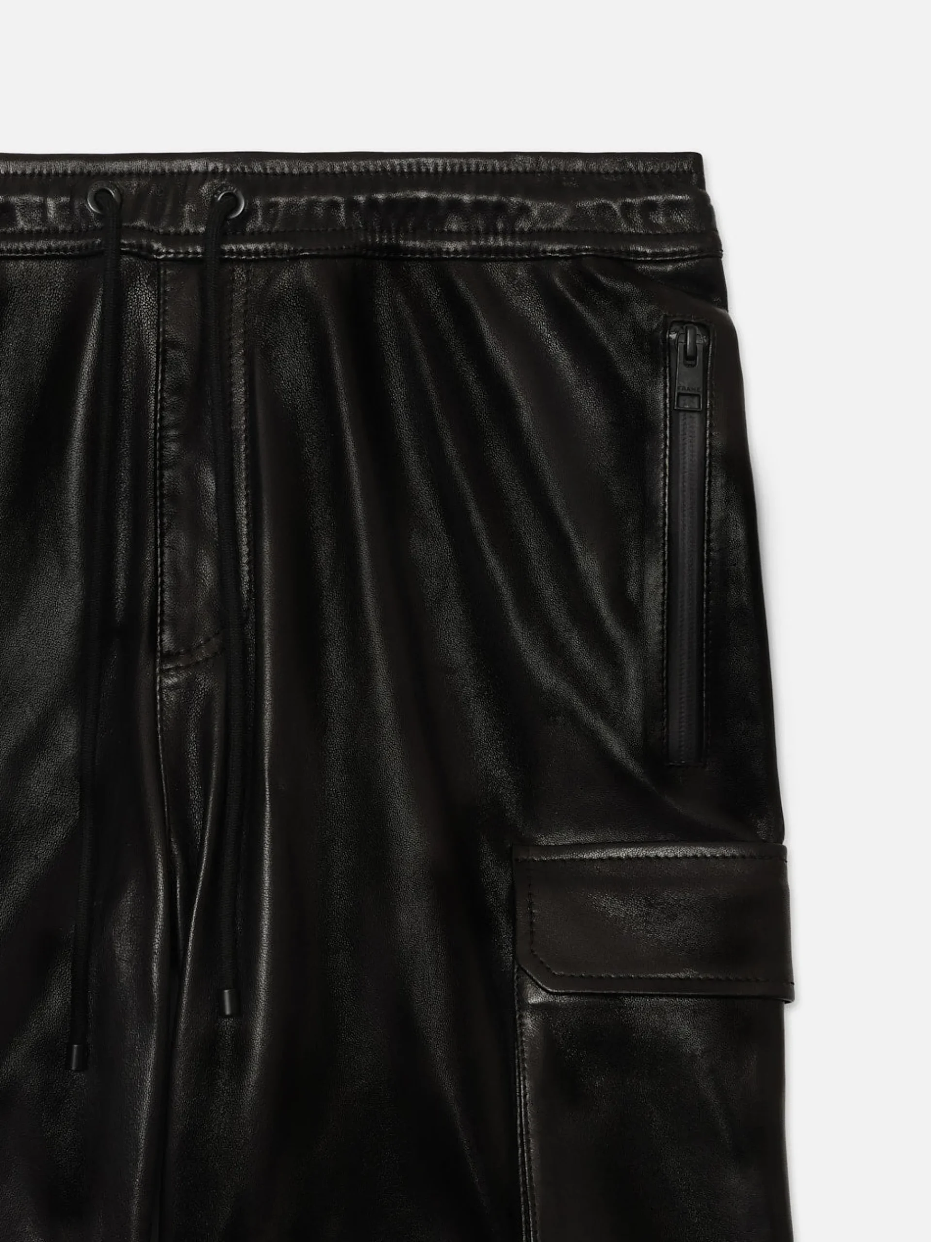 FRAME Cargo Leather Pant in
