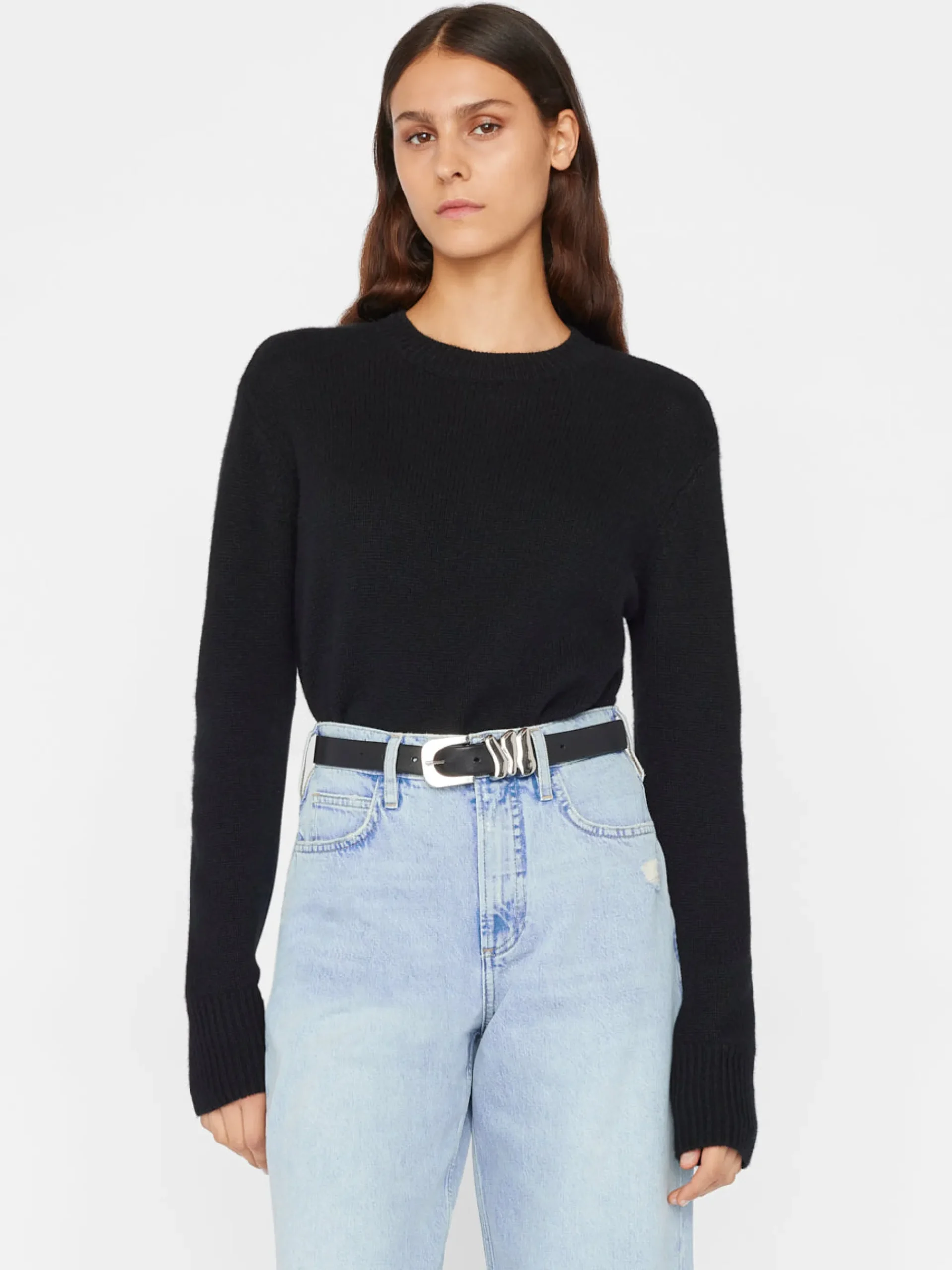 Women FRAME Cashmere Clean Crew in