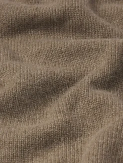 Women FRAME Cashmere Crewneck Sweater in Soft Mocha