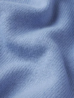 FRAME Cashmere Crewneck Sweater in Soft Blue