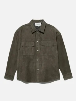 FRAME Clean Suede Shirt in