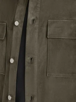 FRAME Clean Suede Shirt in