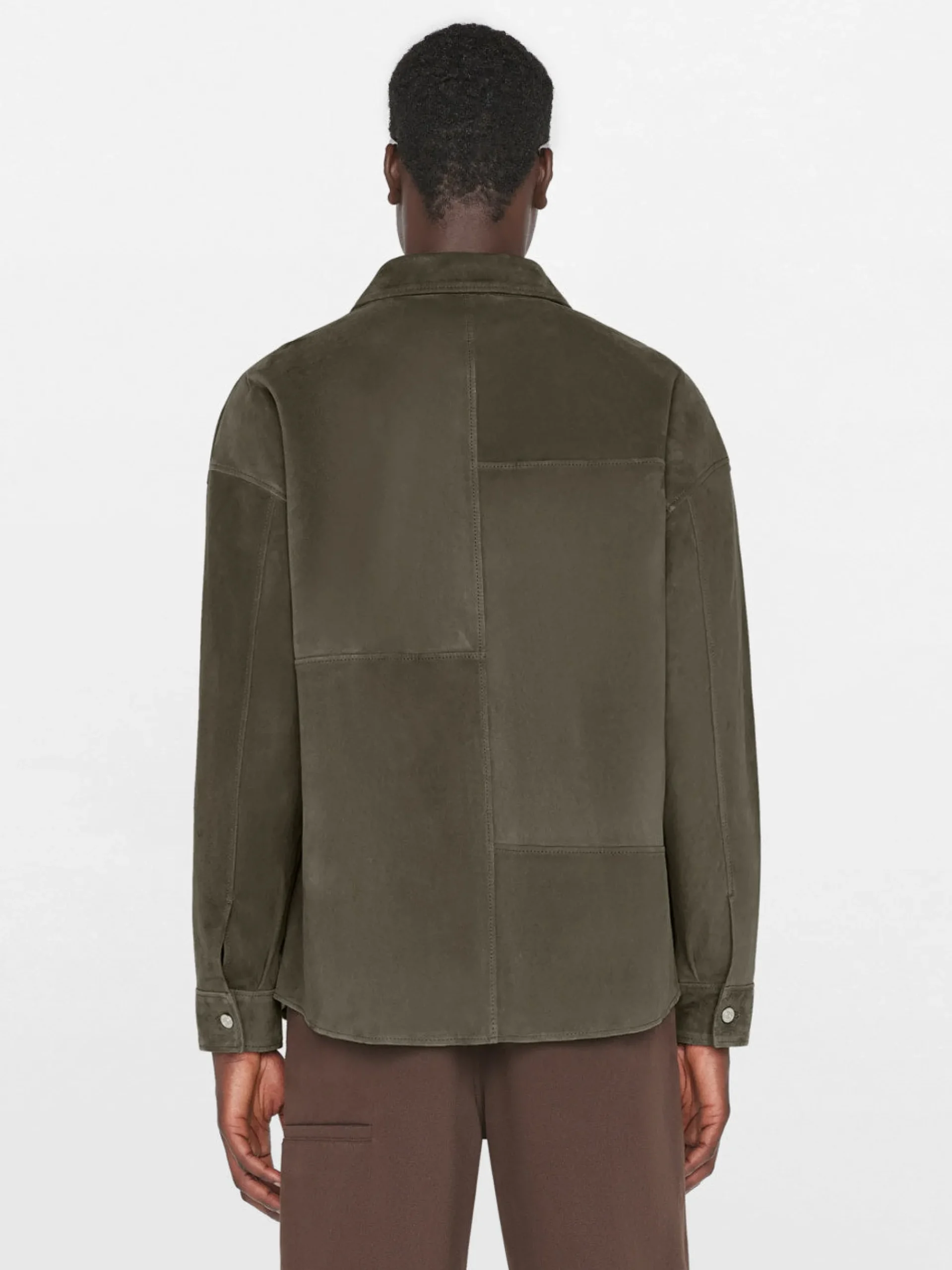 FRAME Clean Suede Shirt in