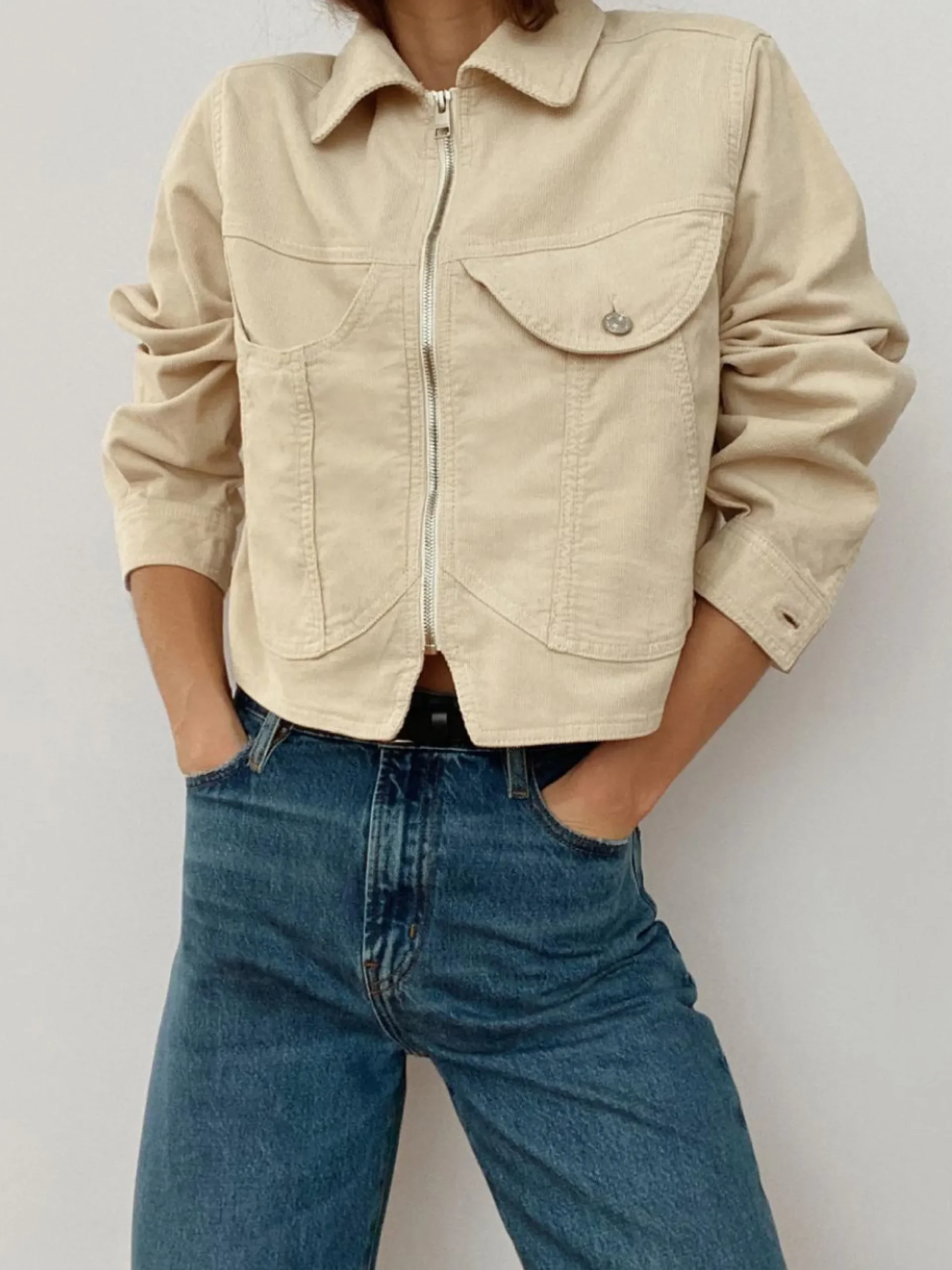 Women FRAME Corduroy Heart Jacket in