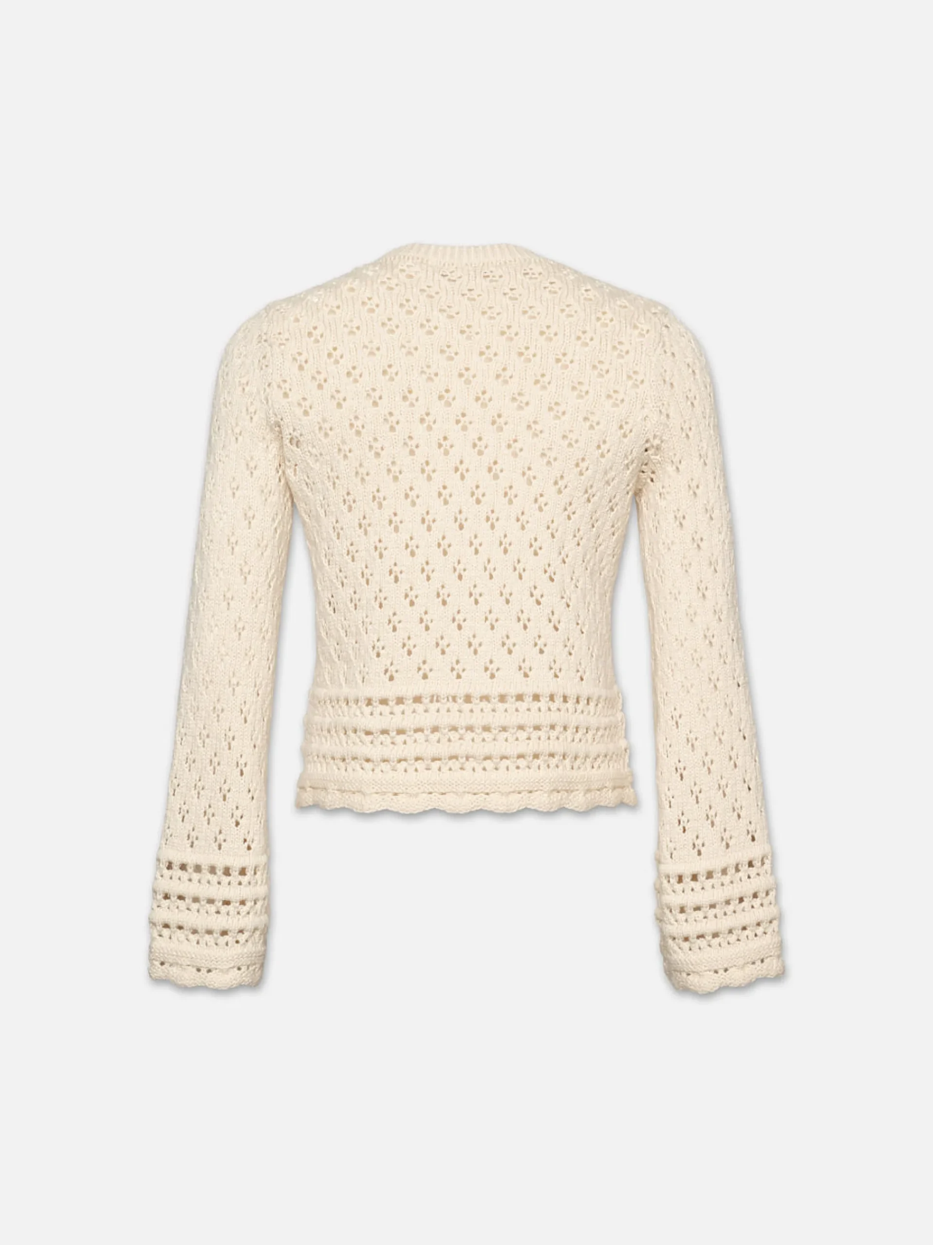 Women FRAME Crochet Knit Top in