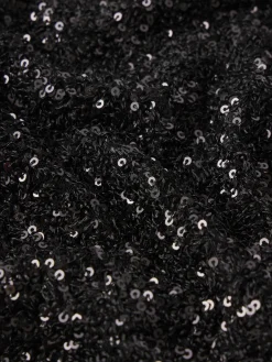 Women FRAME Cropped Sequin Top in