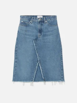 Women FRAME Deconstructed Skirt in