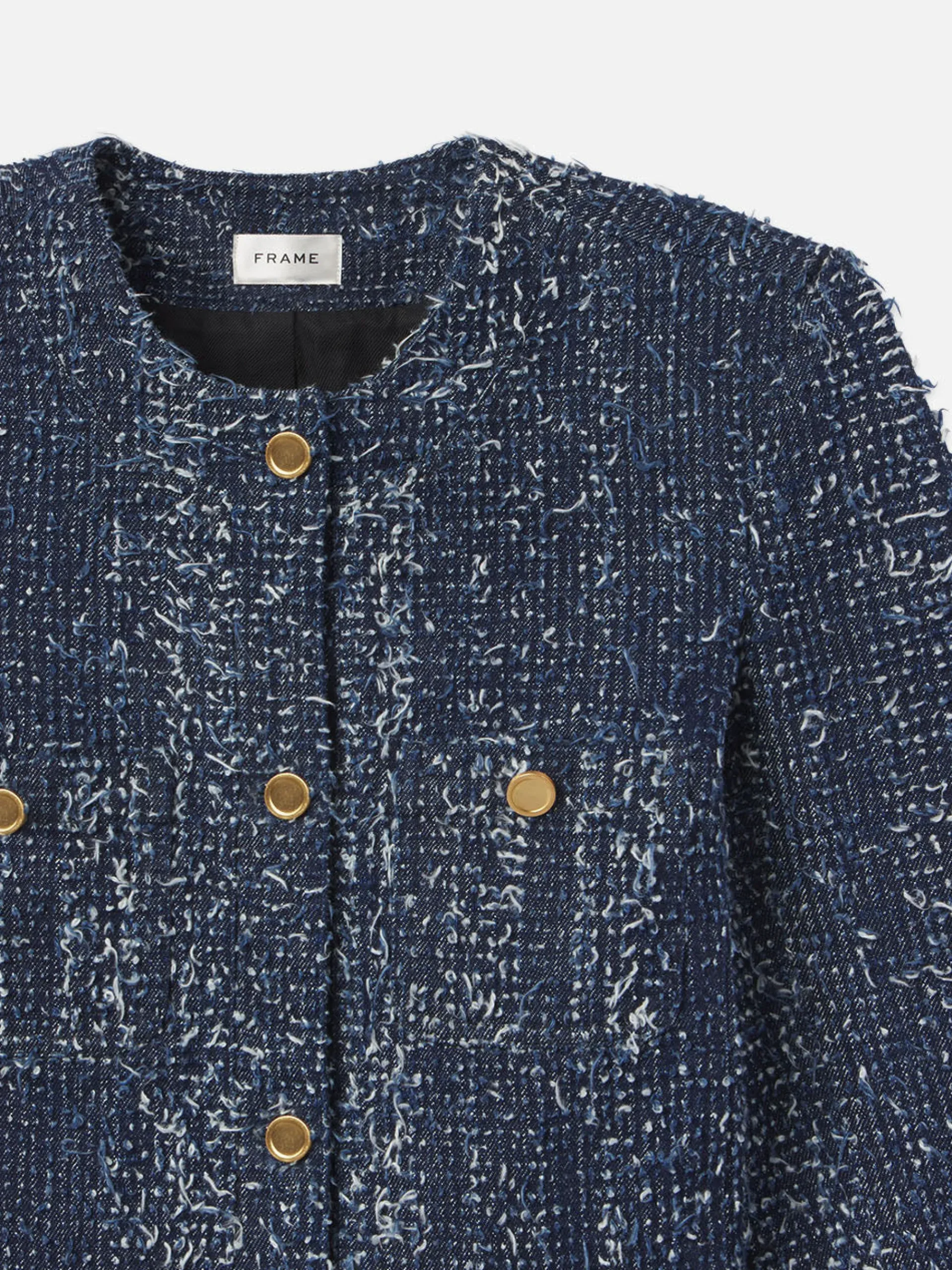 Women FRAME Denim Boucle Jacket in