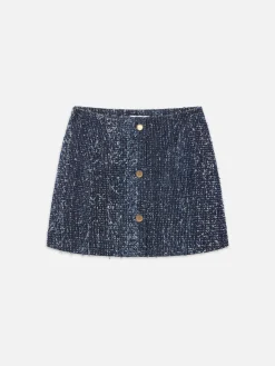 Women FRAME Denim Boucle Skirt in