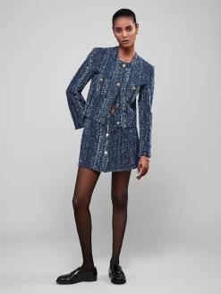 Women FRAME Denim Boucle Skirt in