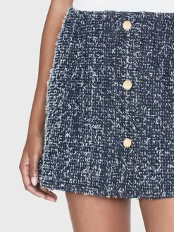 Women FRAME Denim Boucle Skirt in
