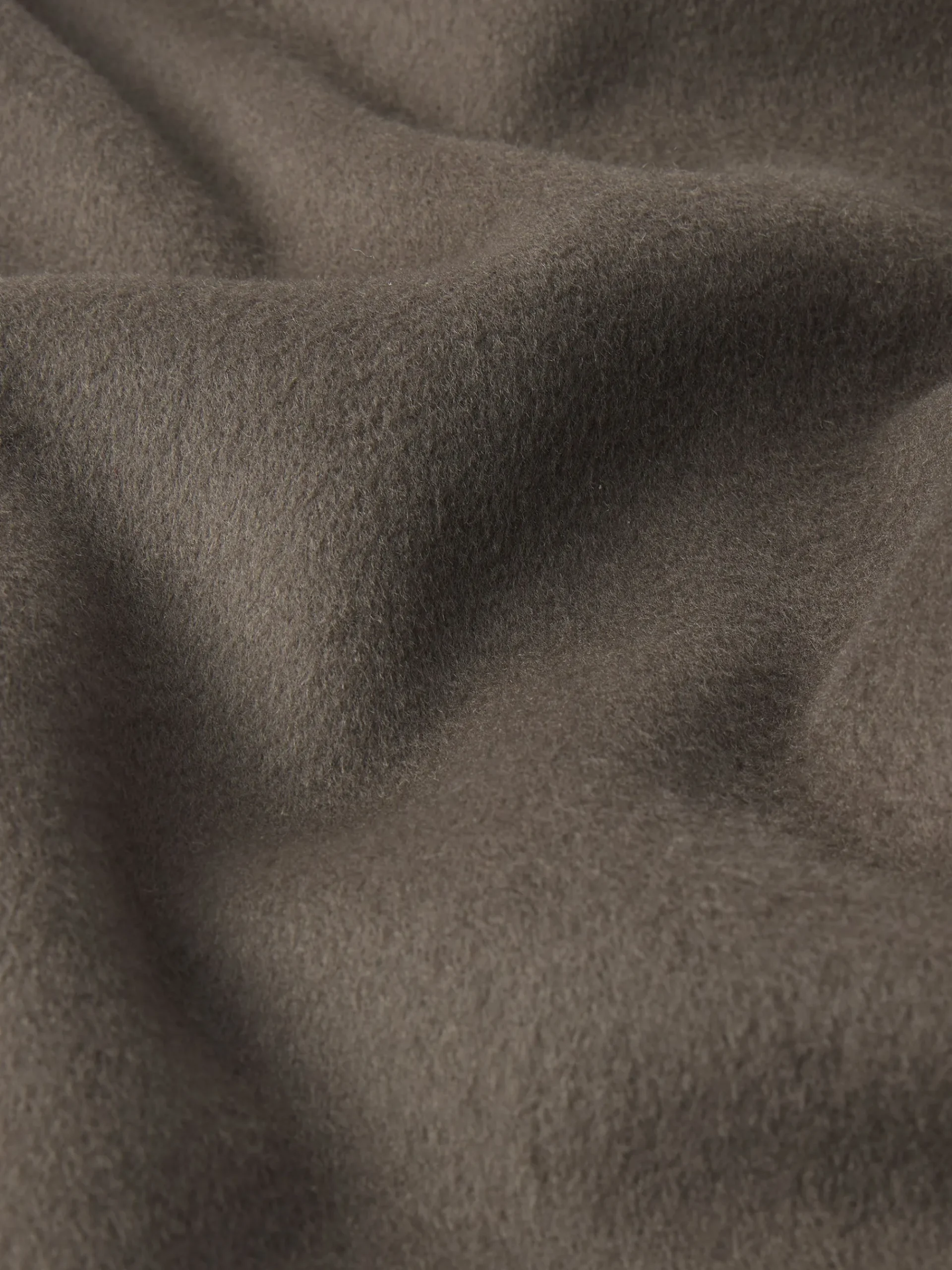 FRAME Double Face Shirt Jacket in Dark Taupe