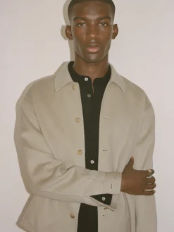 FRAME Double Face Shirt Jacket in