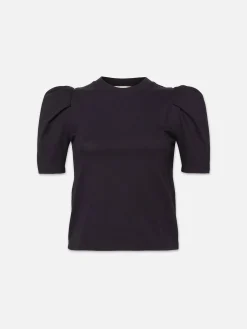 Women FRAME Draped Femme Tee in