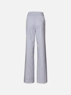 Women FRAME Drawstring Lounge Pant in Dark Chambray Multi