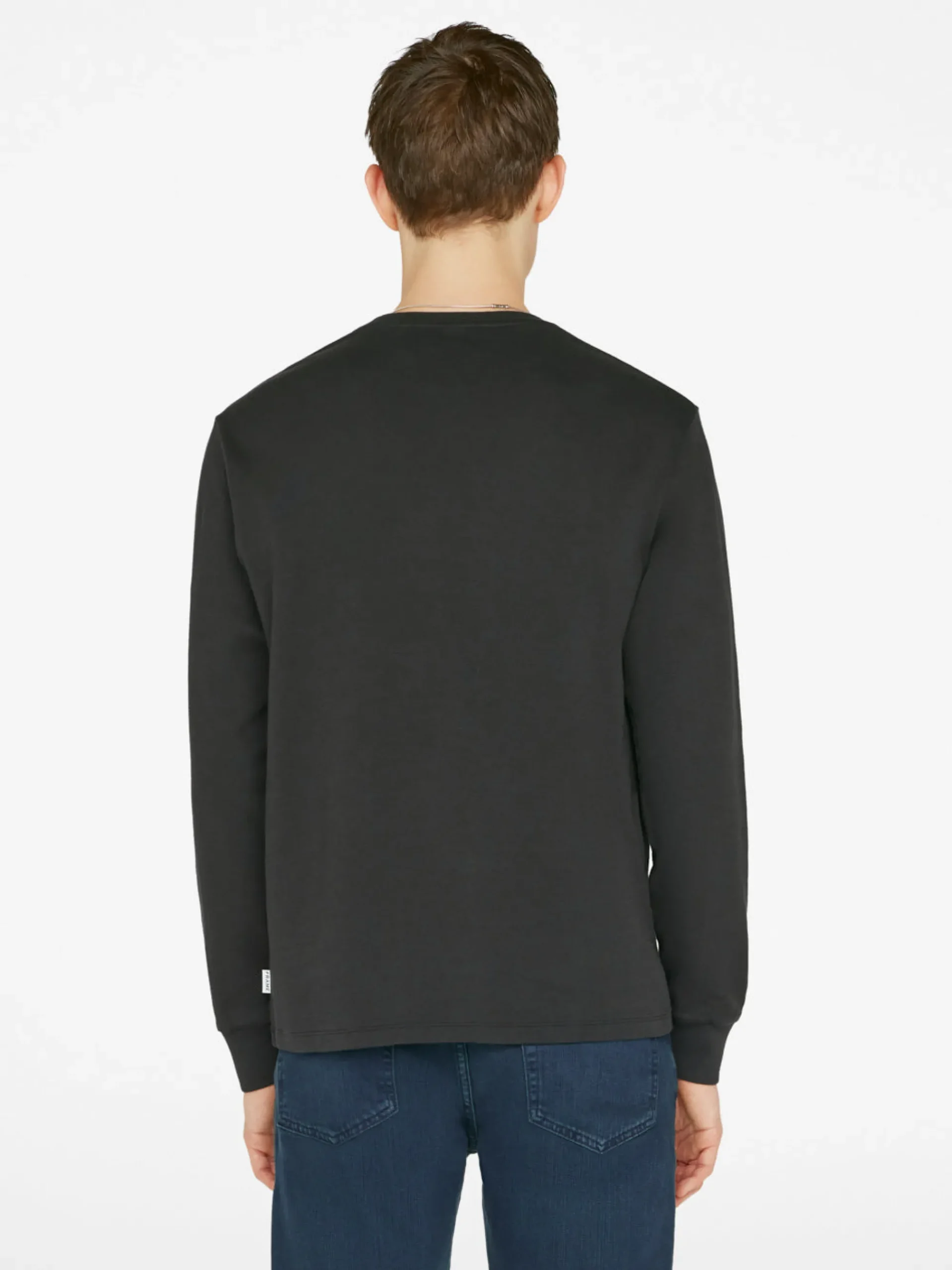 FRAME Duo Fold Long Sleeve Crew in