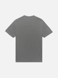 FRAME Duo Fold Tee in Heather Grey