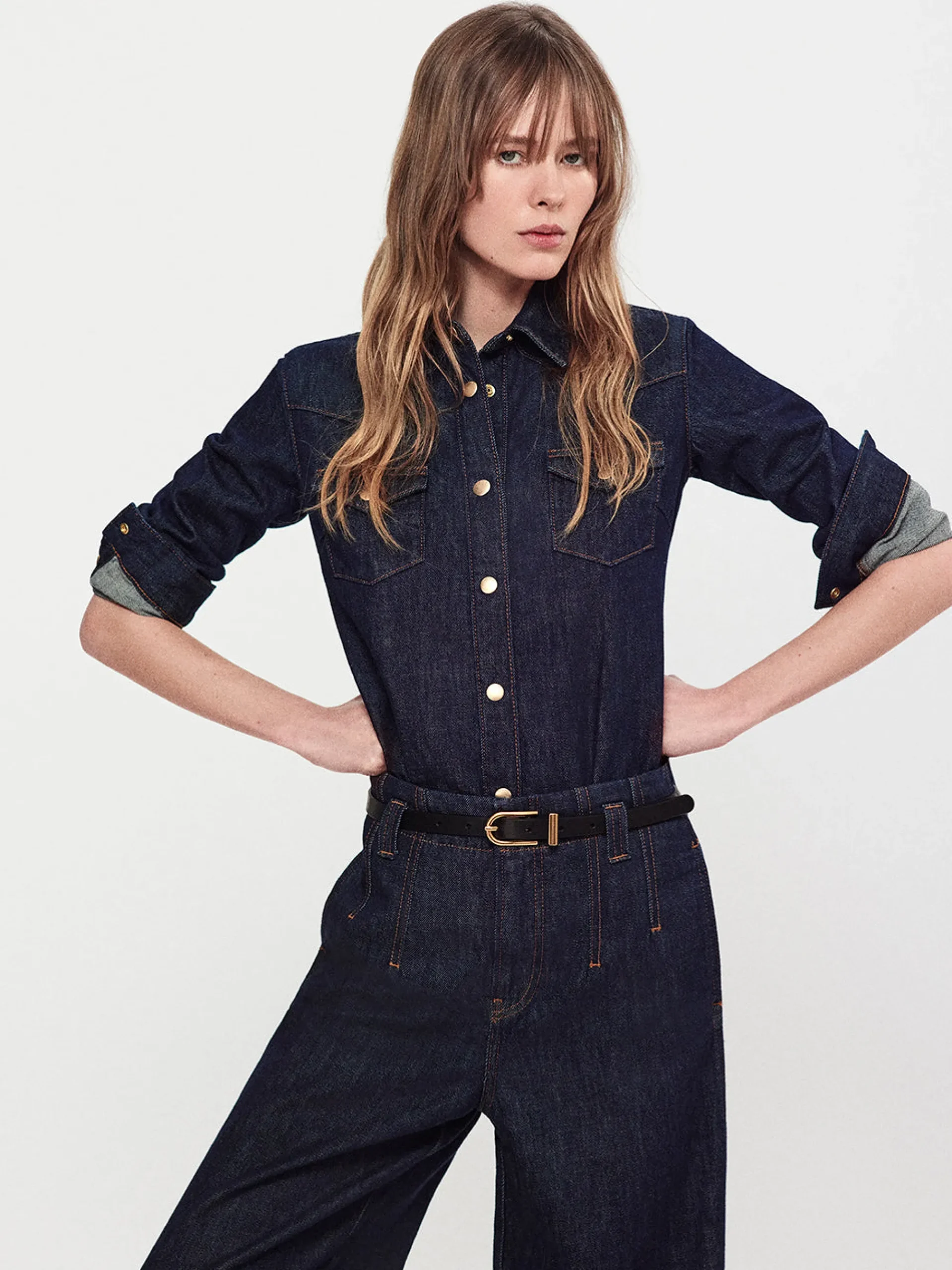 Women FRAME Fitted Heritage Shirt in