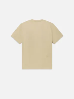 FRAME Logo Tee in Dusty Yellow