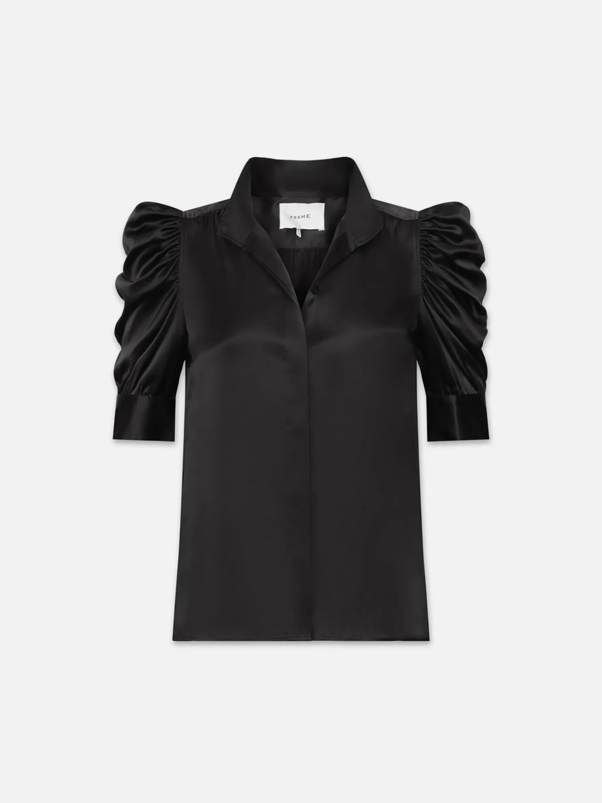 Women FRAME Gillian Top in Glossy