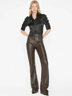 Women FRAME Gillian Top in Glossy