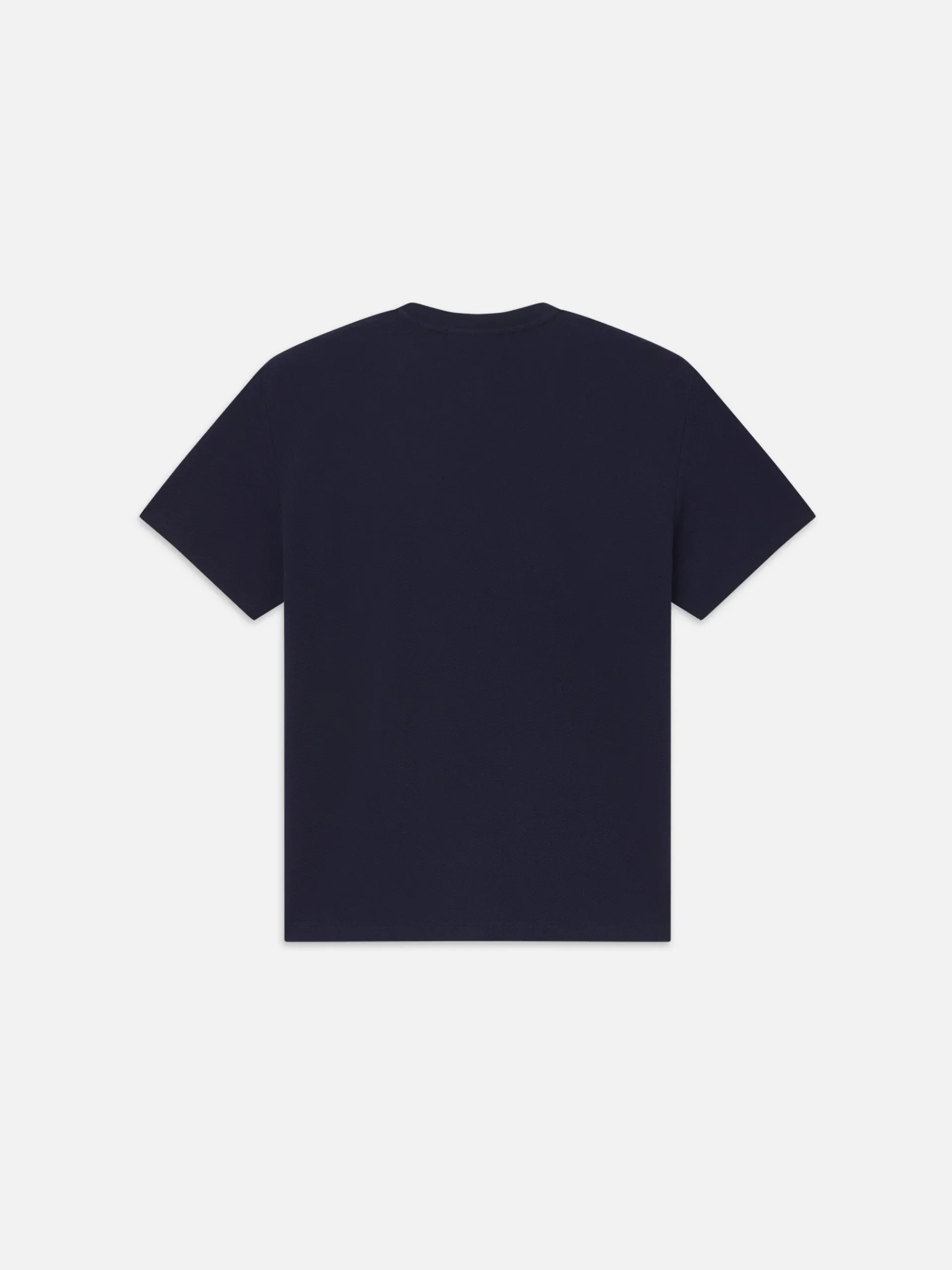 FRAME Jacquard Relaxed Tee in Dark Navy