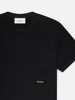 FRAME Jacquard Relaxed Tee in