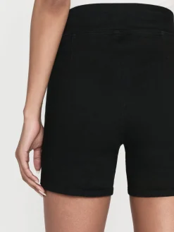 Women FRAME Jetset Short in Sheen Noir