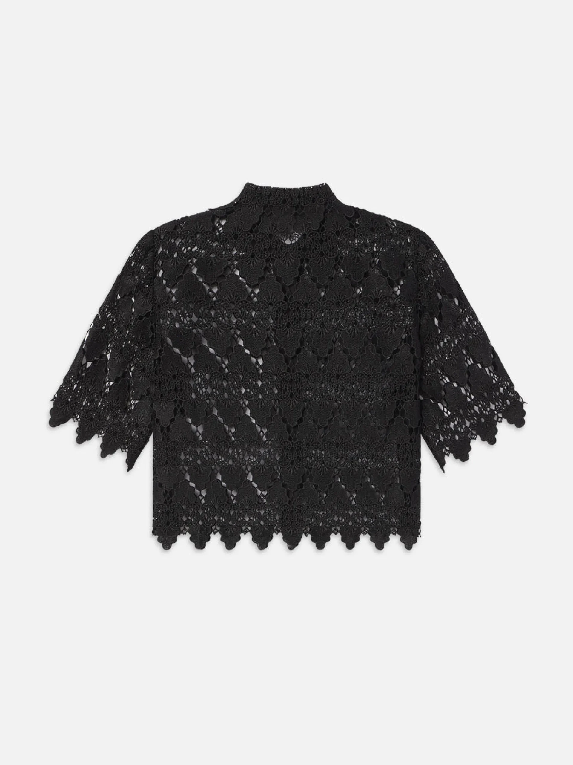 Women FRAME Lace Button Up Shirt in