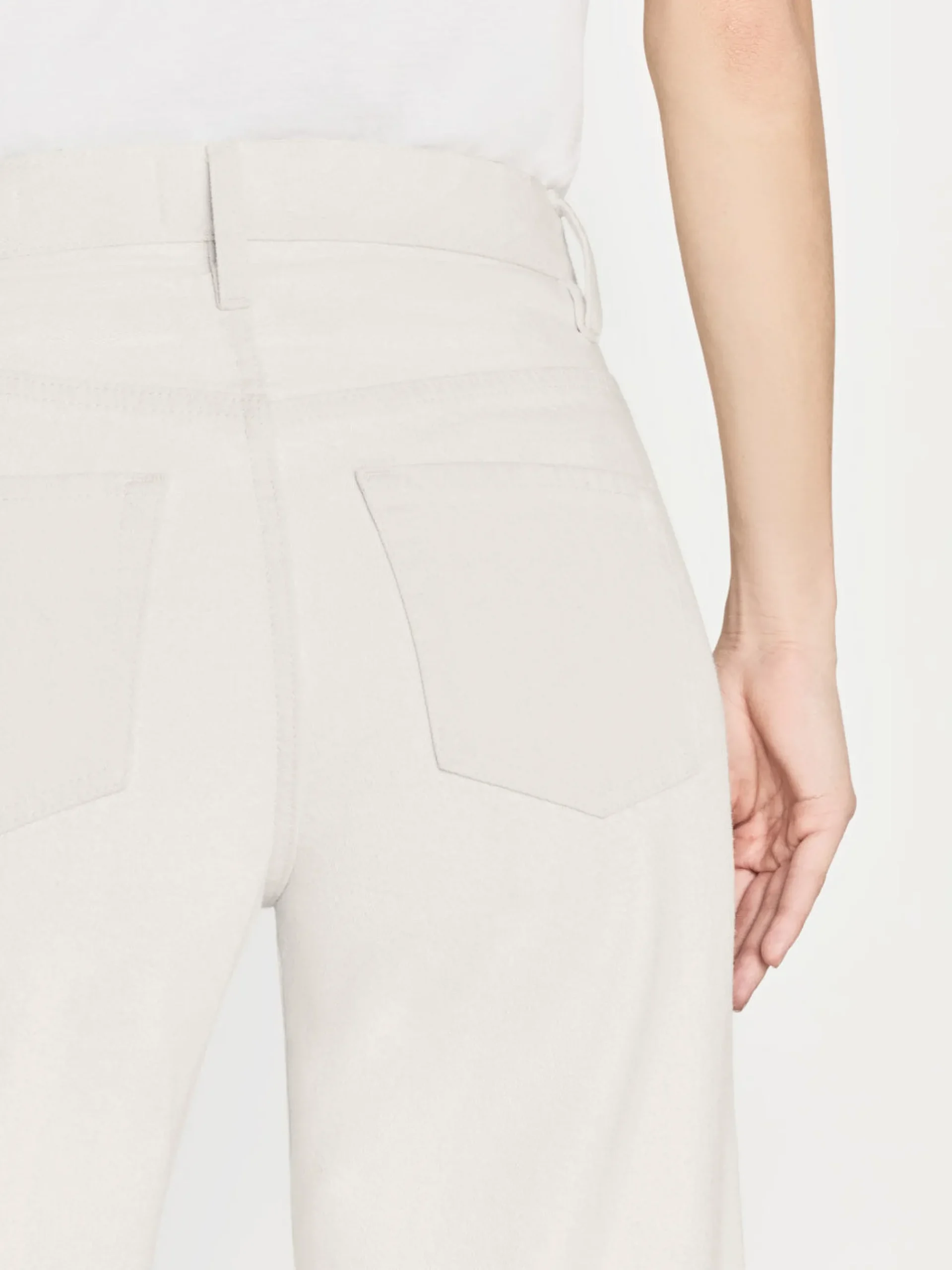 Women FRAME Le Baggy Palazzo in Au Natural Clean