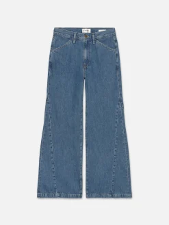 Women FRAME Le Baggy Palazzo in Ocean Drive