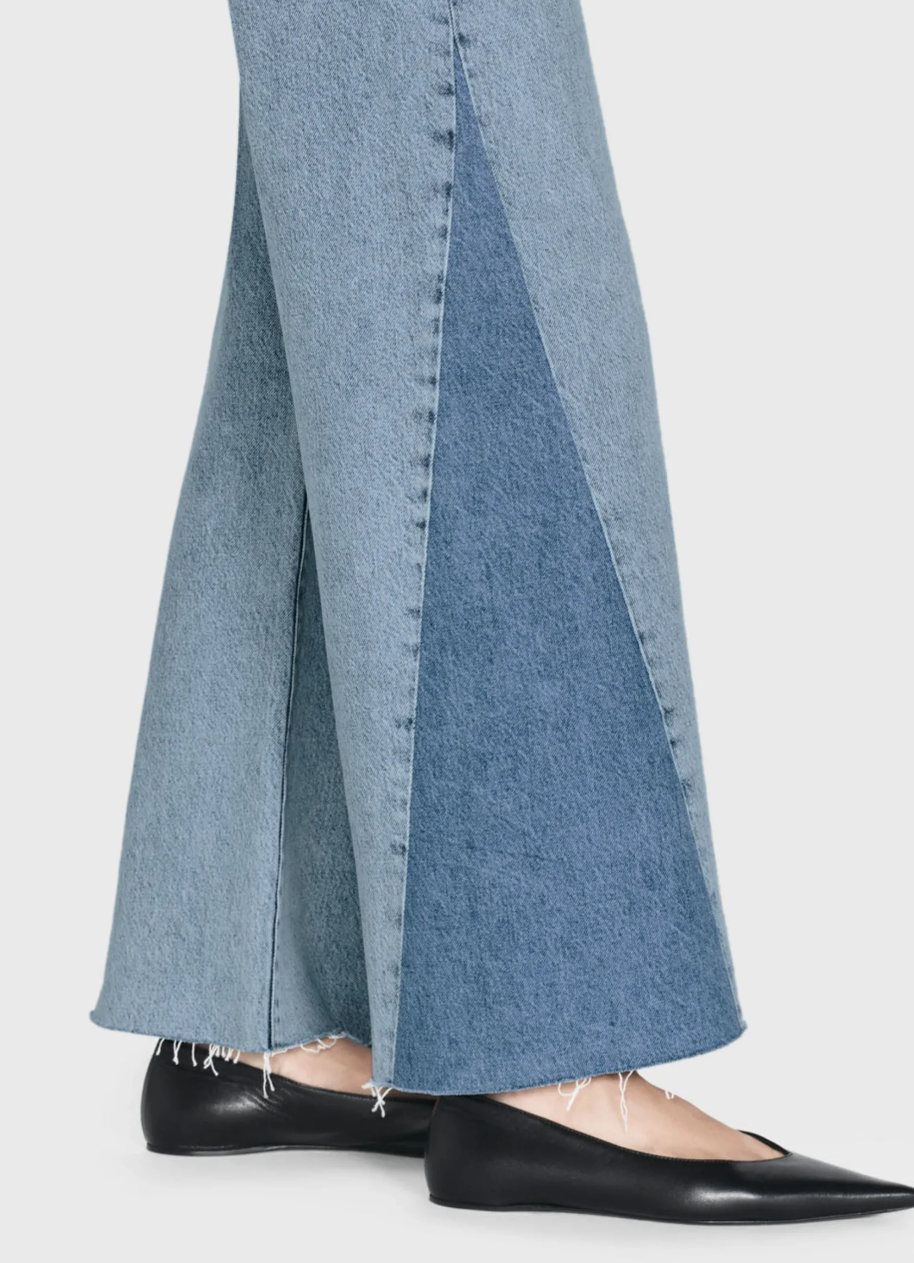 Women FRAME Le Baggy Palazzo Outseam Insert in