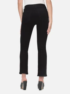 Women FRAME Le Crop Mini Boot in Film Noir