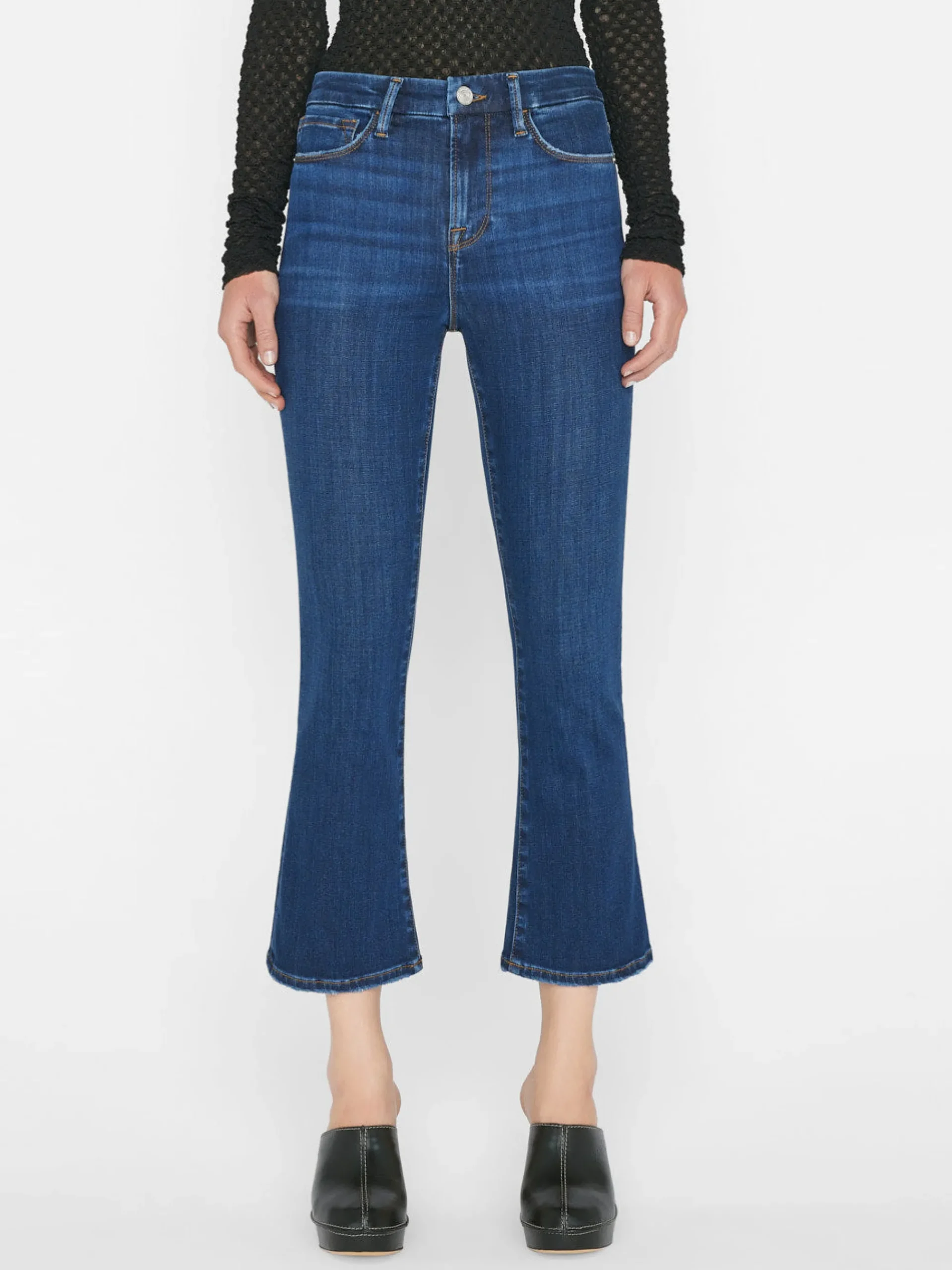 Women FRAME Le Crop Mini Boot in