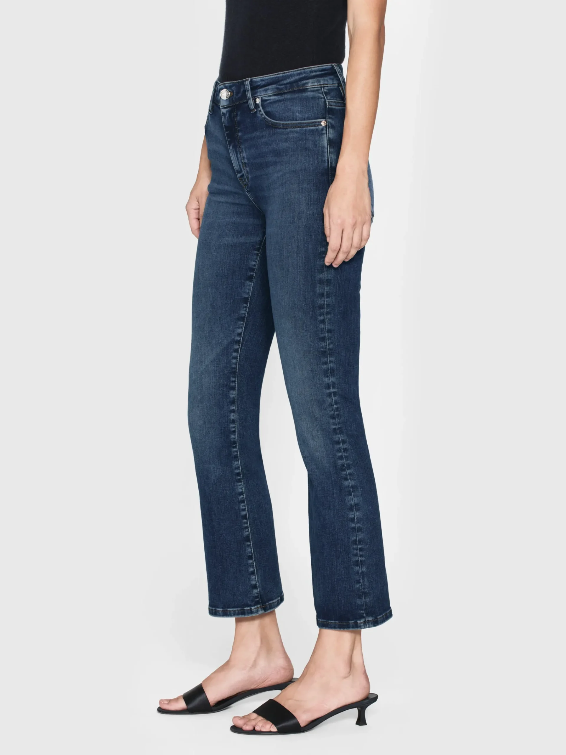 Women FRAME Le Crop Mini Boot in