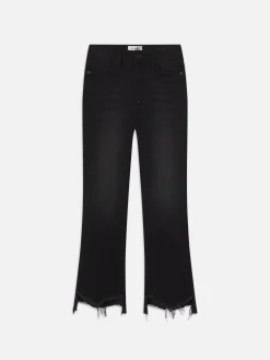 Women FRAME Le Crop Mini Boot in Tilt Stiletto Hem