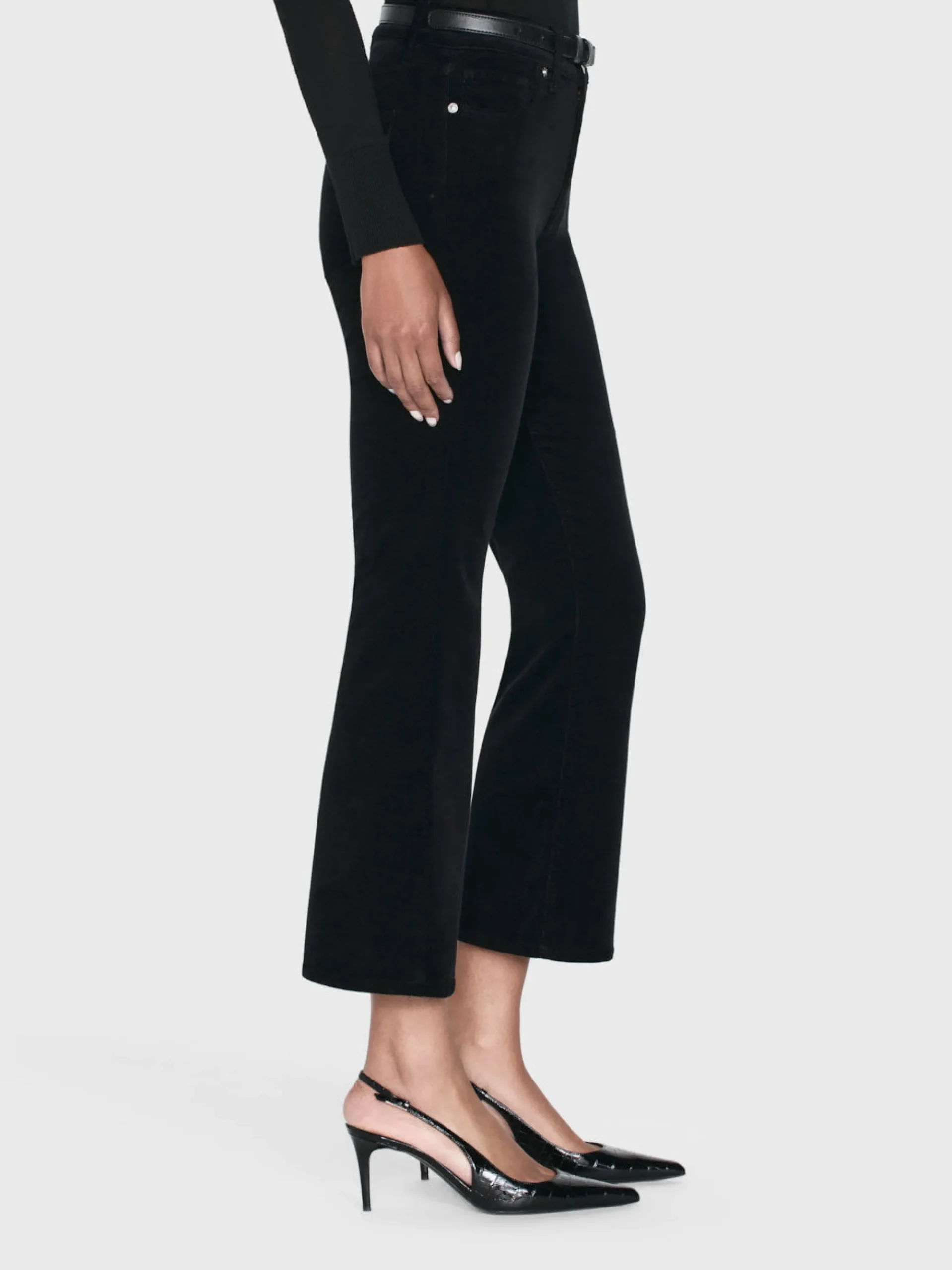 Women FRAME Le Crop Mini Boot Corduroy in