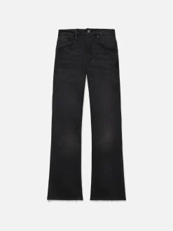 Women FRAME Le Crop Mini Boot Raw Edge in