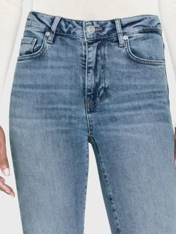 Women FRAME Le Crop Mini Boot Worn Fray in