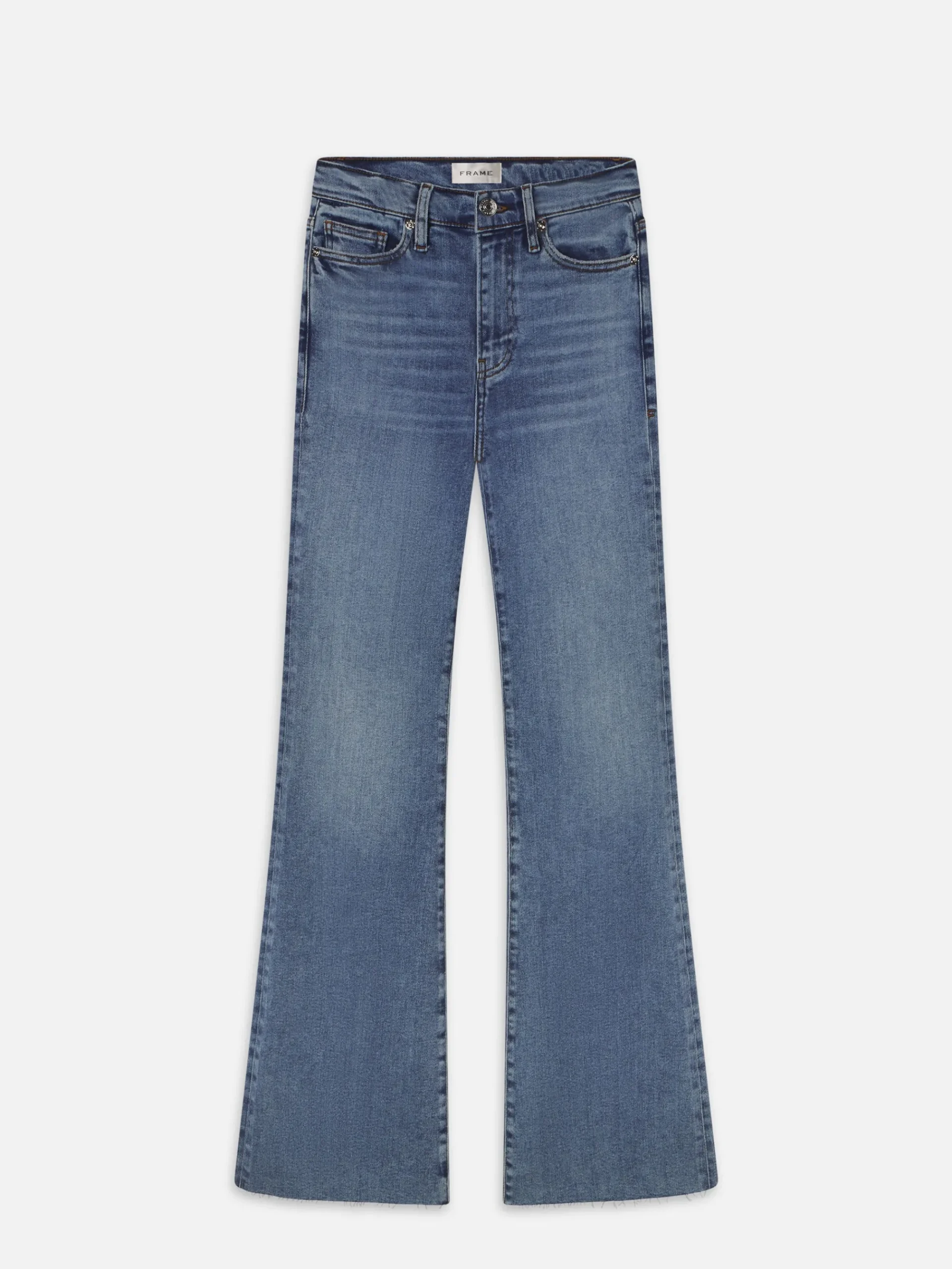 Women FRAME Le Easy Flare in Rowley Raw After