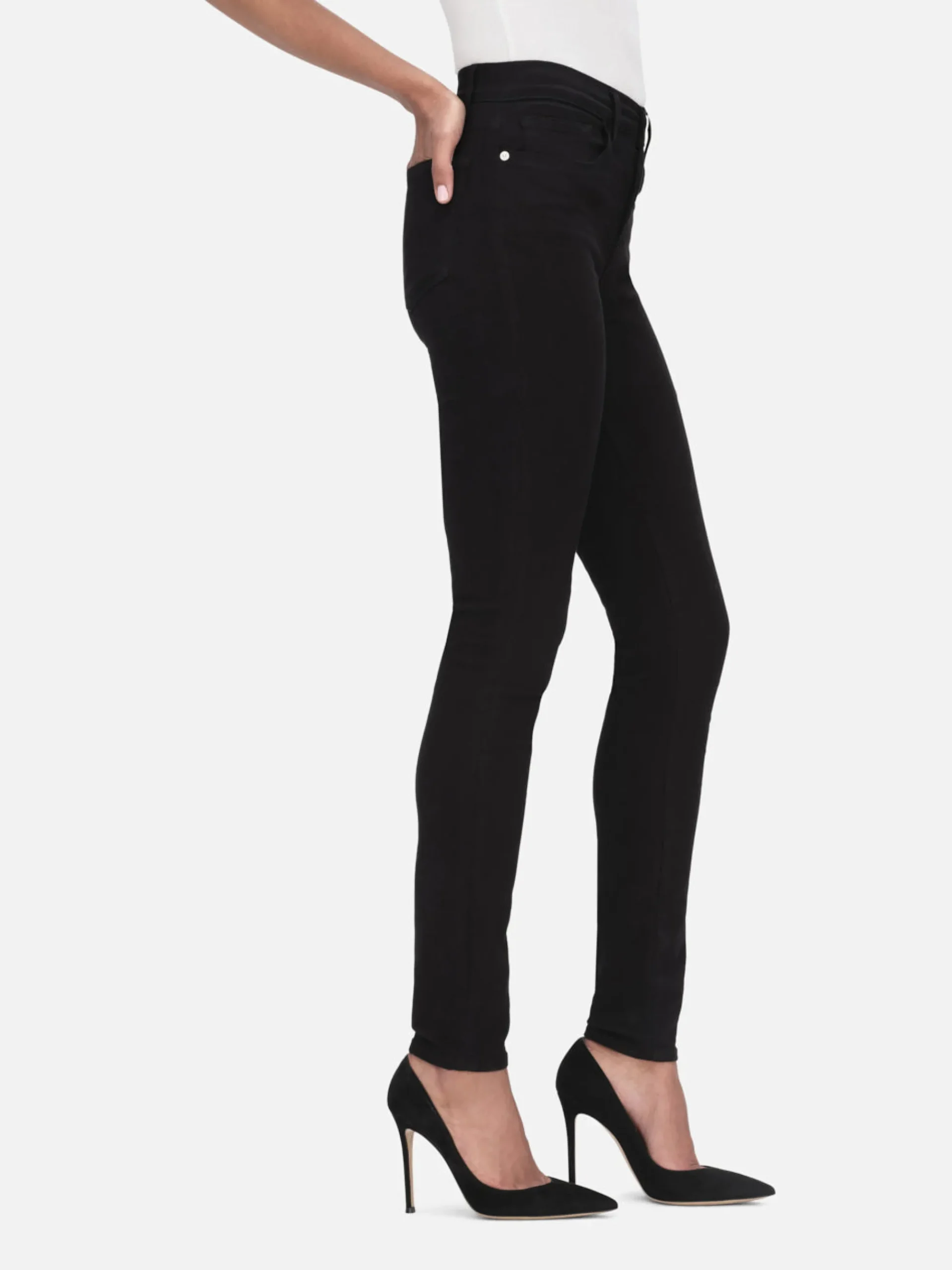 Women FRAME Le High Skinny in Film Noir