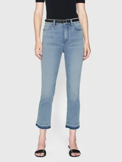 Women FRAME Le High Straight in Cosette Released Hem