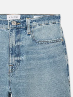 Women FRAME Le Jane Crop in Rhode Grind